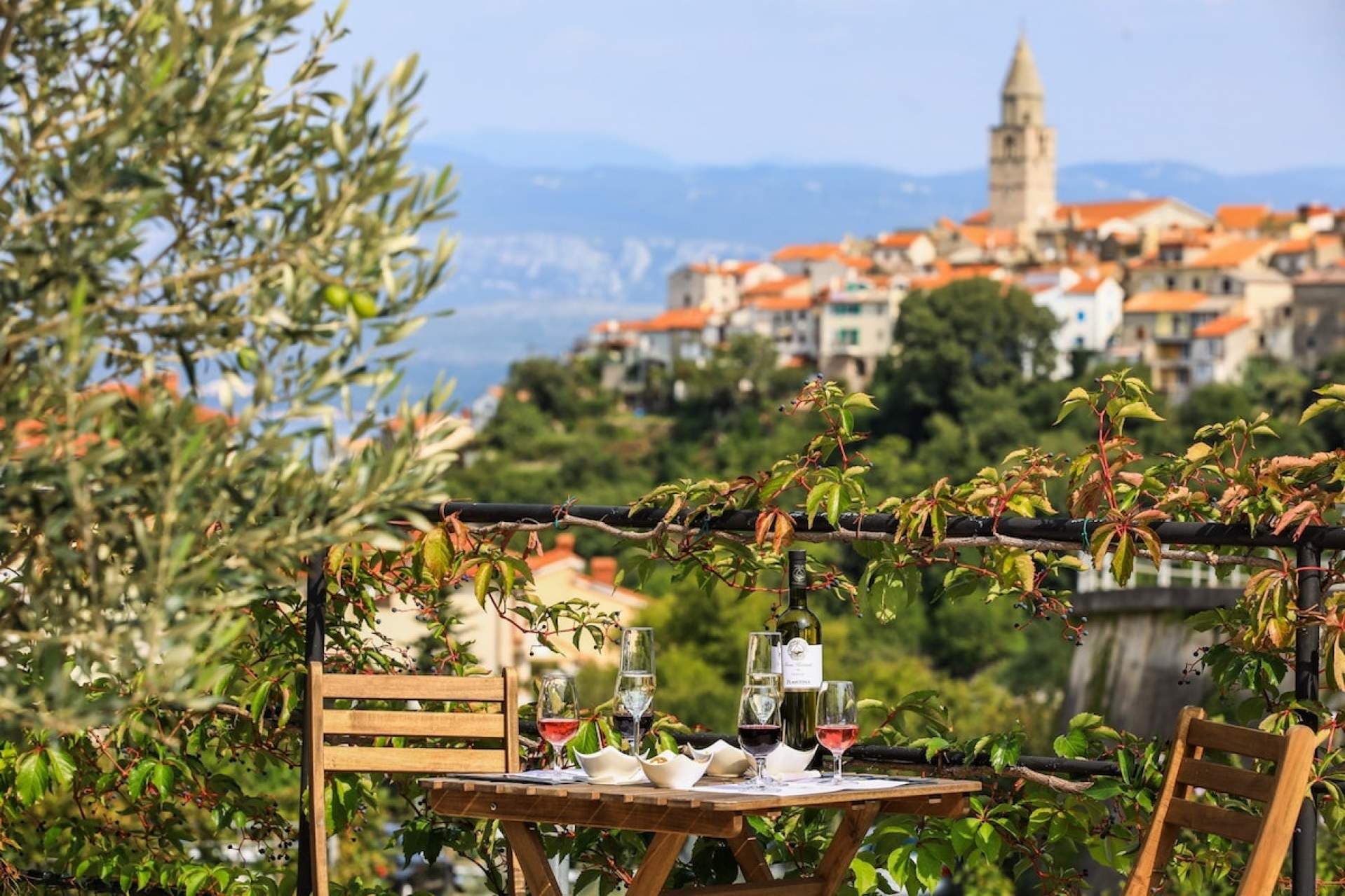 Wine tasting on Vrbnik